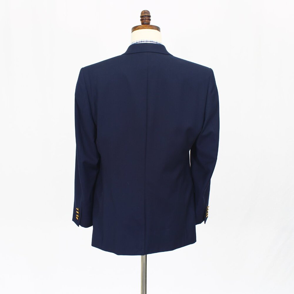 Ralph Lauren 40R Gray Blazer Sport Coat Jacket 2-Button Solid Y340 - Picture 7 of 11
